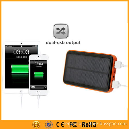 External Waterproof Power Bank Solar 30000mAh with LED Indicator